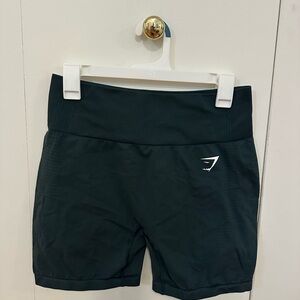 Gymshark Women's Dark Green Biker Shorts